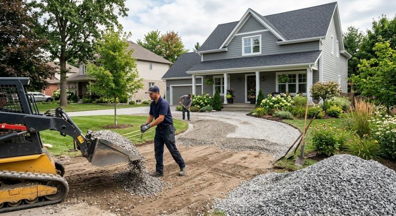 Driveway Gravel Grading